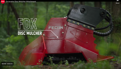Fecon FDX Excavator Disc Mulchers