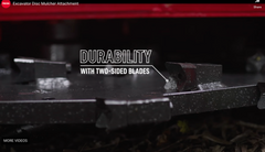 Fecon FDX Excavator Disc Mulcher