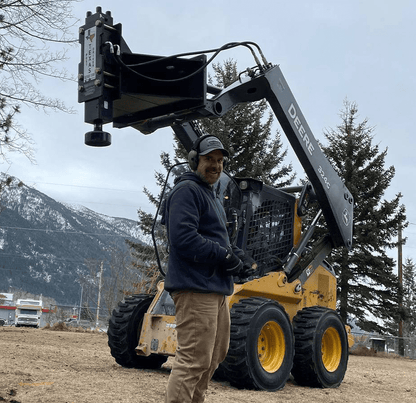 TPD1250 Texas Post Driver Skid Steer Attachment