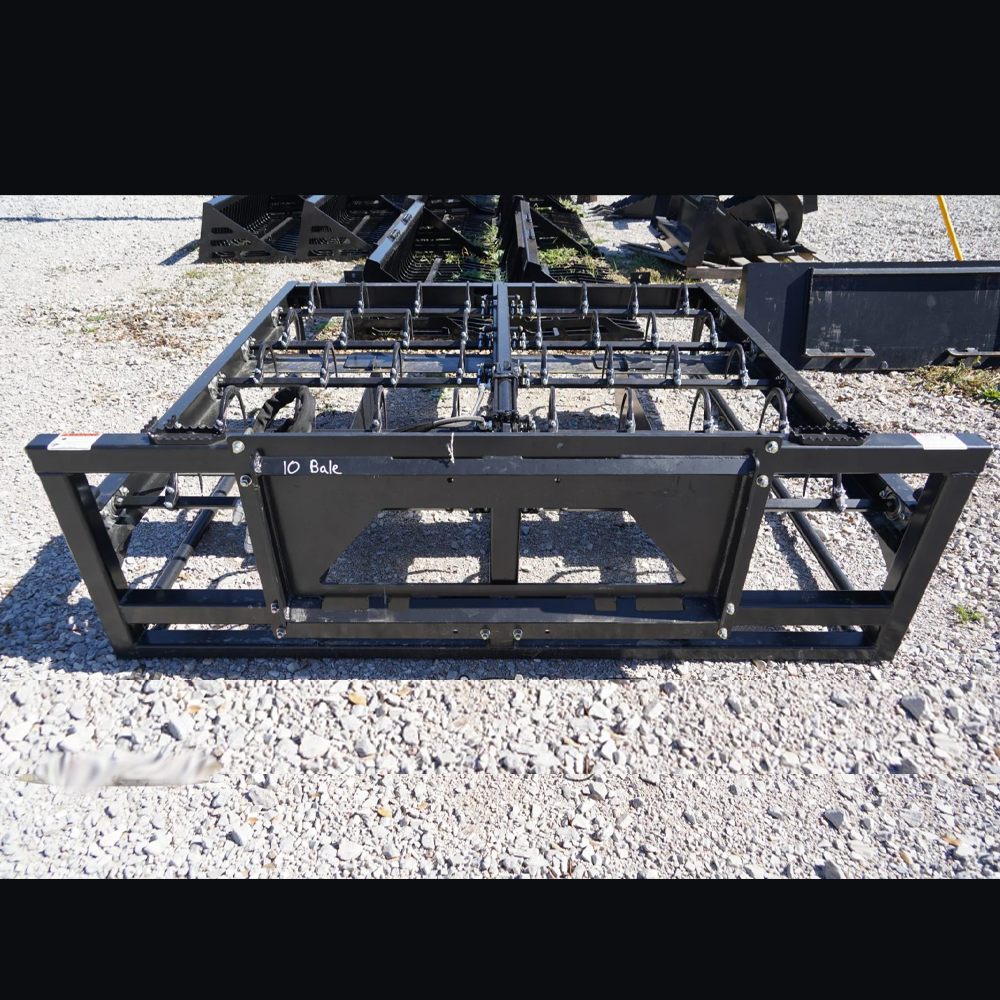 IDT Hay Bale Accumulator Skid Steer Attachment